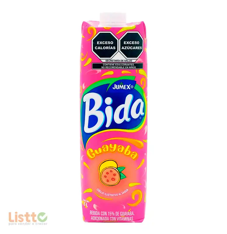 Bebida Bida Guayaba 946 ml.