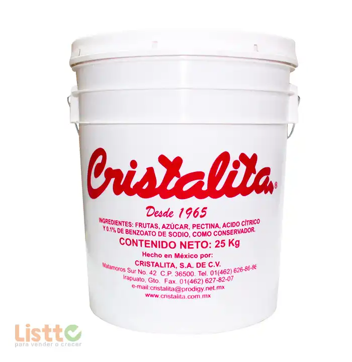 Mermelada Fresa Cristalita 25 kg.