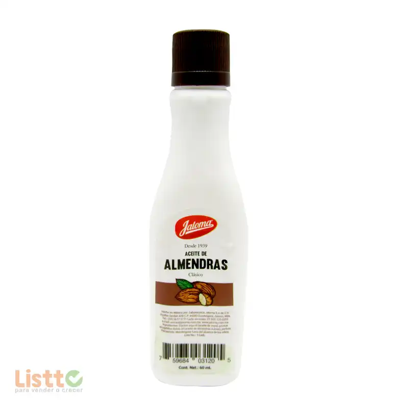 Aceite de Almendras Jaloma 60 ml.