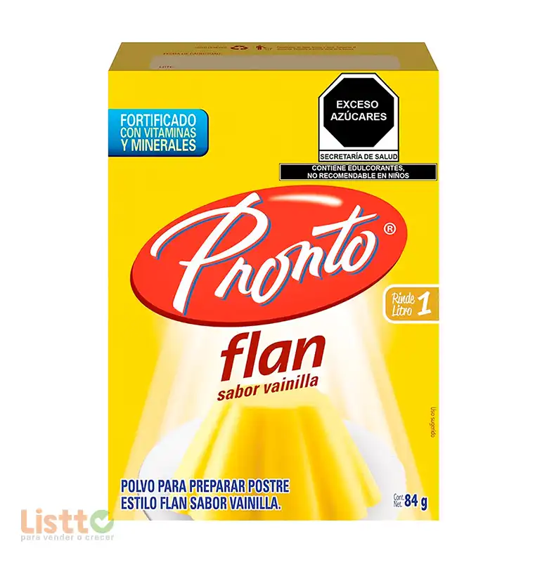 Flan Pronto Maízena Vainilla 84 gr.
