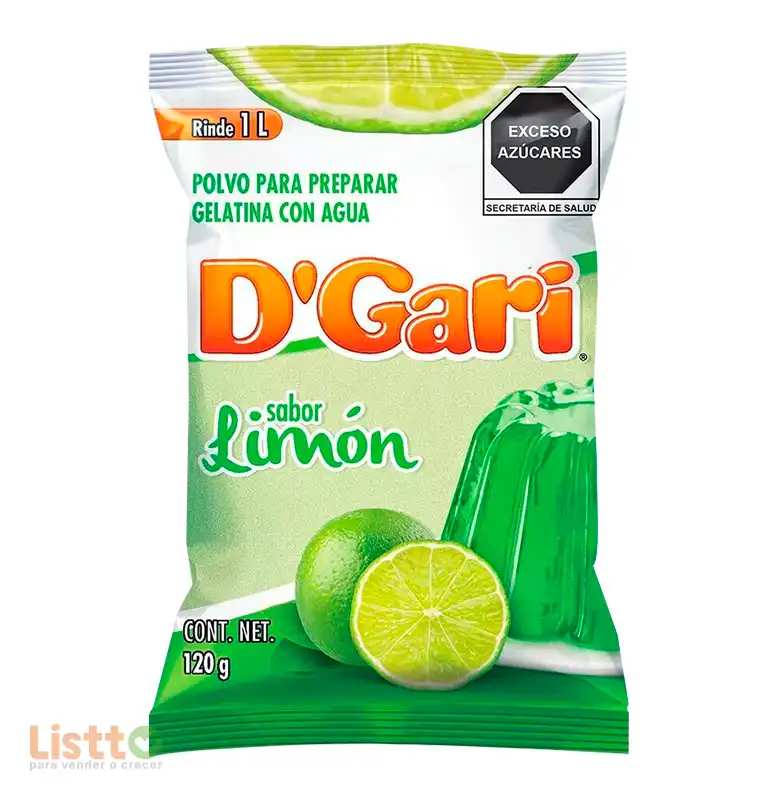 Gelatina D Gari Limón 120 gr.