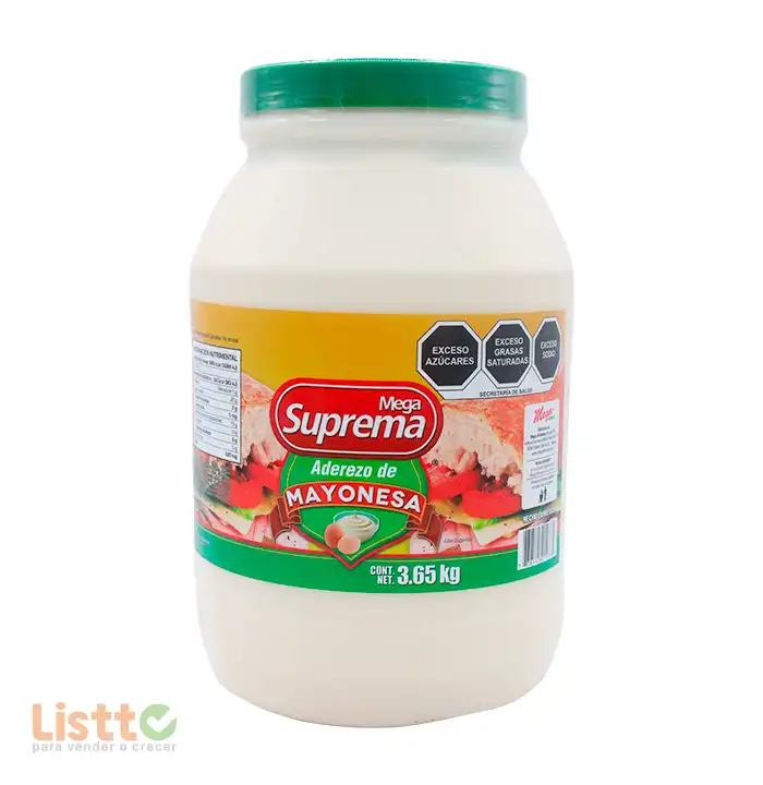 Mayonesa Aderezo Mega 3.65 kg.