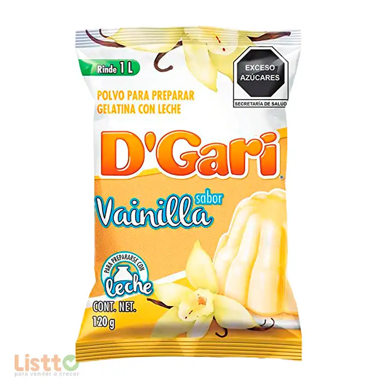 Gelatina D Gari Vainilla Leche 120 Gr.