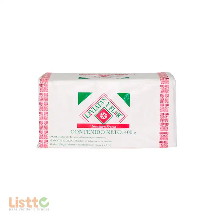 Levadura Leviatan y Flor Pasta Fresca 400 gr.