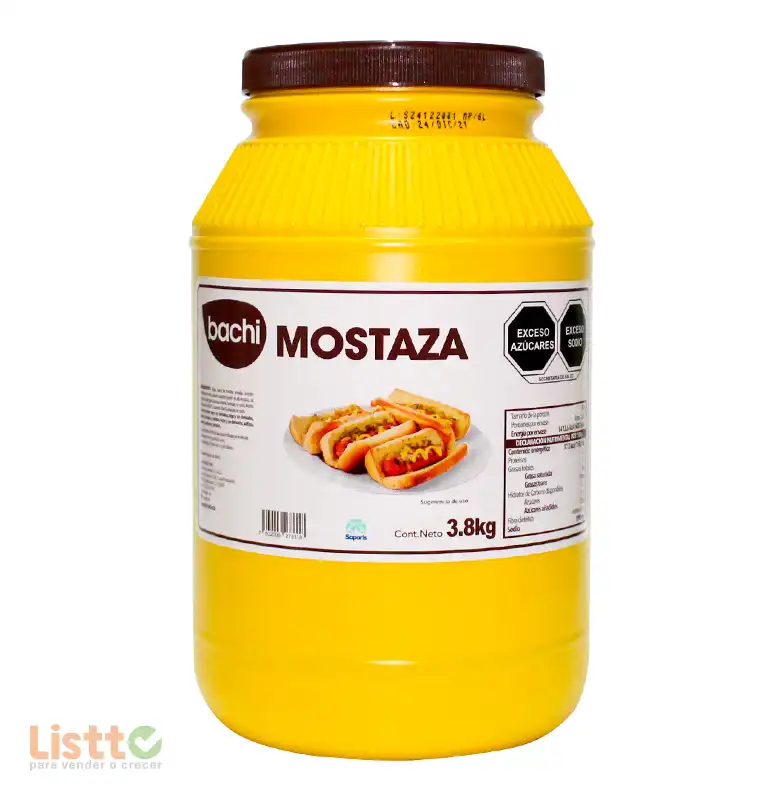 Mostaza Bachi 3.8 kg.