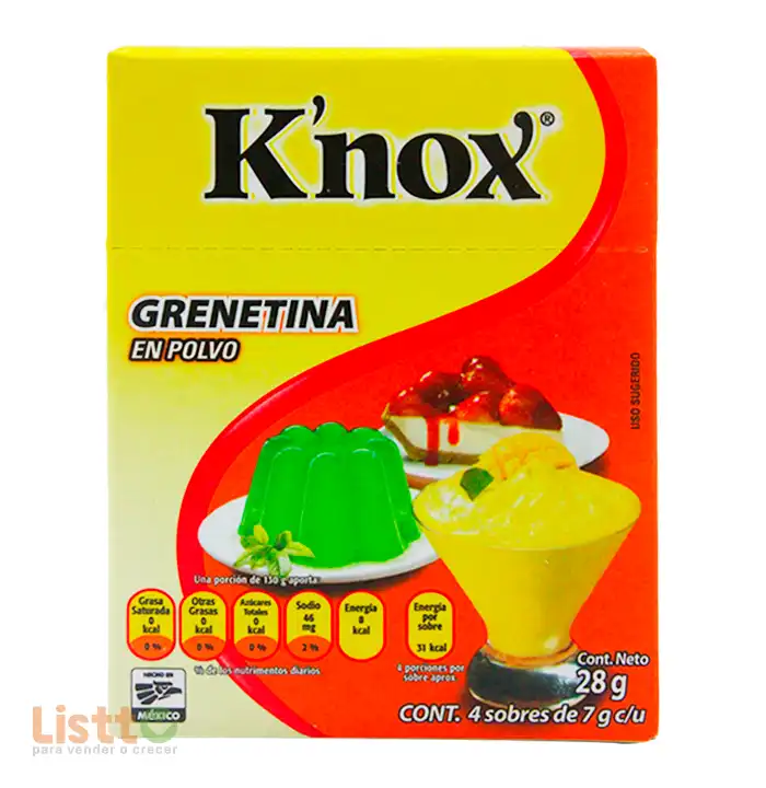 Grenetina Knox 28 gr.