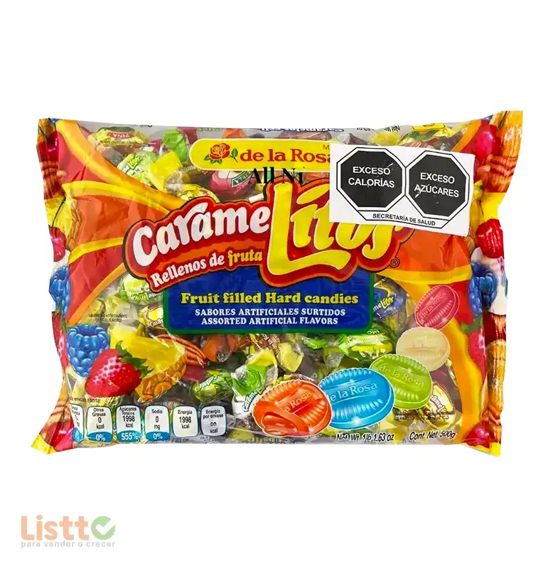 Dulc e de La Rosa Lito Bolsa Surtido 100 Pz.