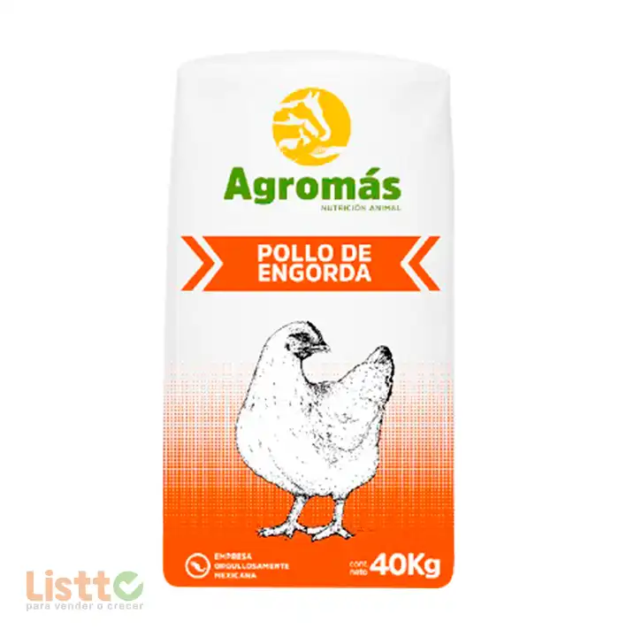 Alimento Agromas Pollo Inicio Migaja 20% 40 Kg.