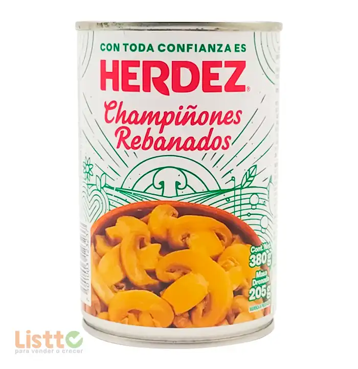 Champiñón Rebanado Herdez 380 gr.