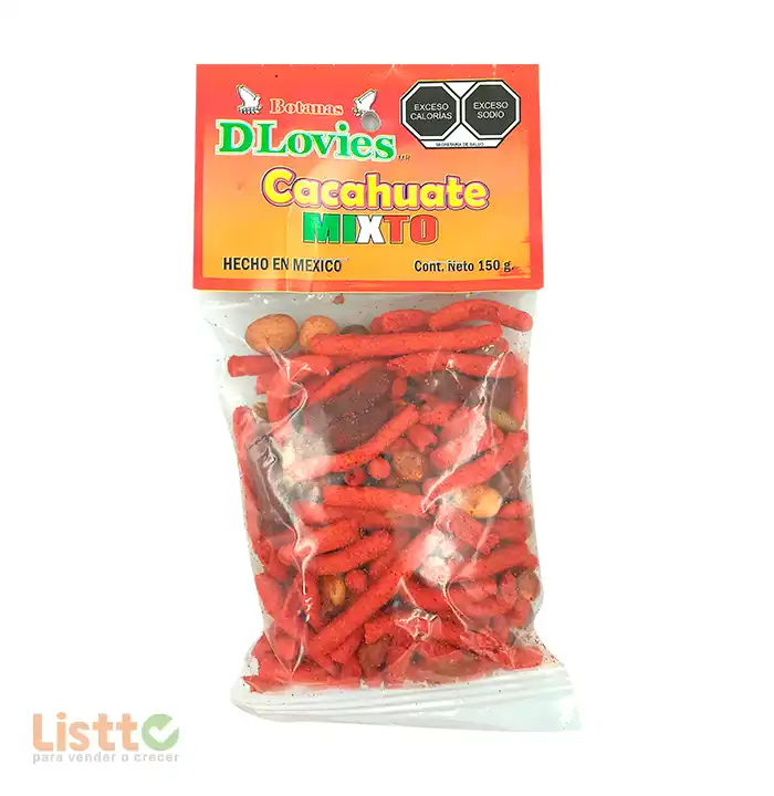 Lovies Cacahuate Mixto 150 gr.