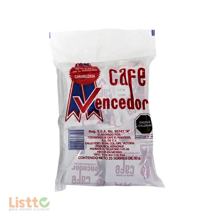 Café Vencedor Molido 25/30 gr.