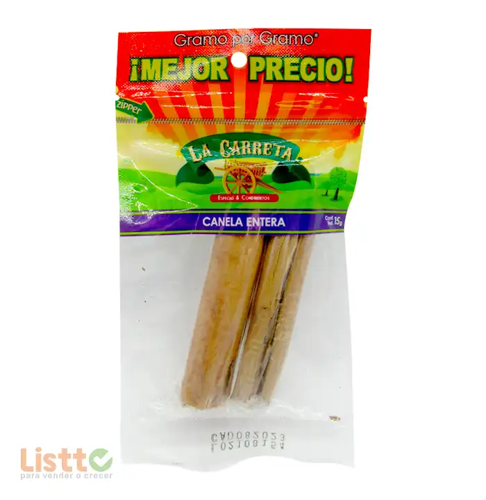 Especia Canela Entera La Carreta 15 gr.