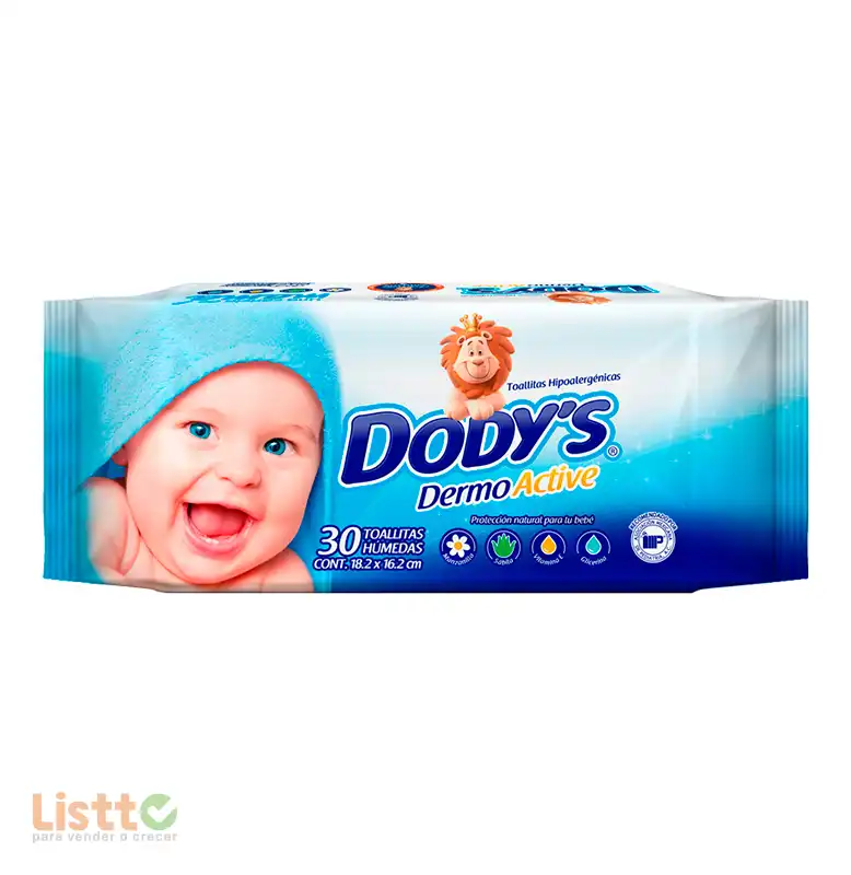 Toallitas Húmedas Dodys Viajero 30 pz.