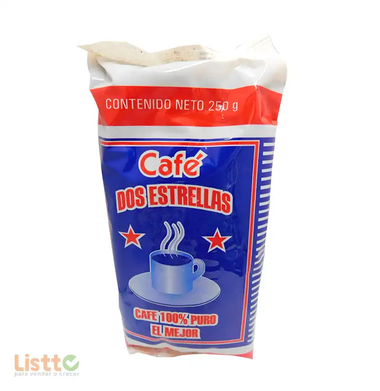 Café Dos Estrellas Puro 250 gr.