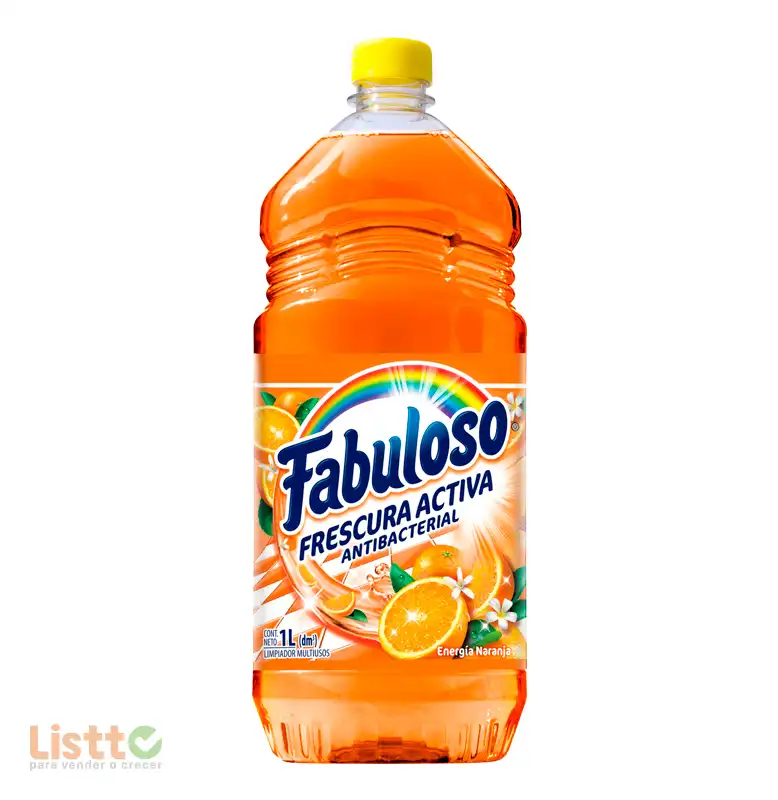 Limpiador Fabuloso Energía Naranja 1 lt.