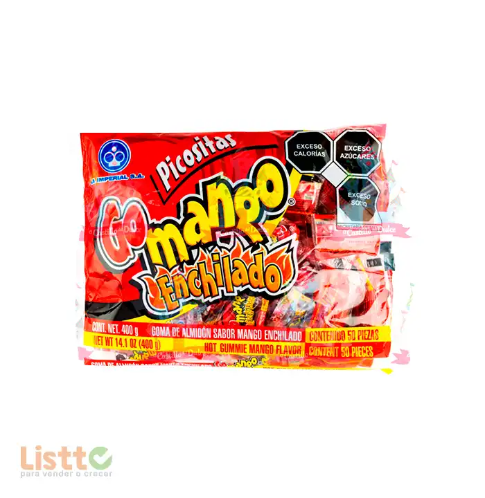 Goma La Imperial Gomango Enchilada 50 pz.