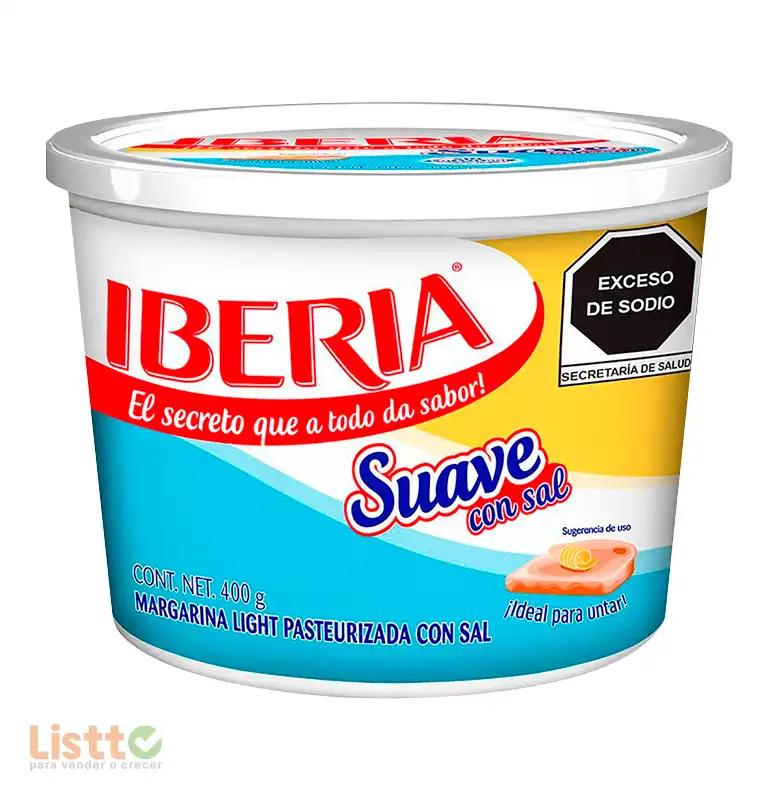 Margarina Iberia con Sal 400 gr.