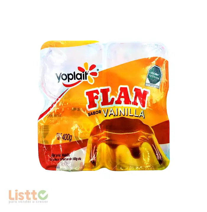 Flan Yoplait Vainilla 4/100 gr.