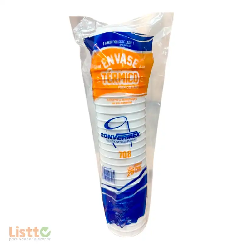 Envase Térmico Convermex Número 708 25 pz.