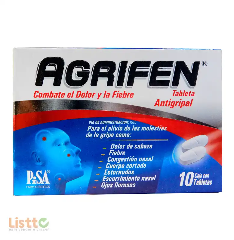 Agrifen Tabletas 10 Pz.