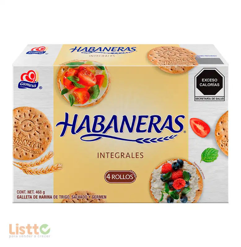 Galletas Gamesa Habaneras Integrales 468 gr.