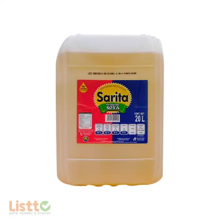Aceite Sarita 20 Lt.