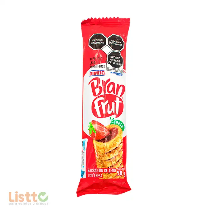 Barra de Trigo Bimbo Bran Frut Fresa 40 gr.