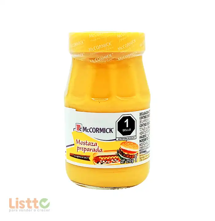 Mostaza Mc Cormick 210 gr.