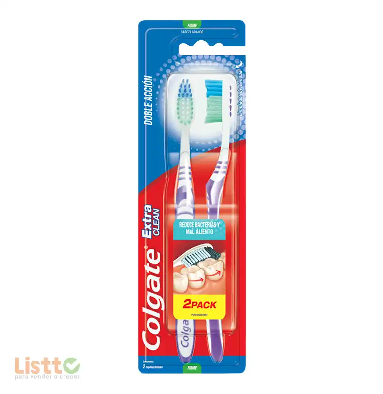 Cepillo Dental Colgate Extra Clean Grande 2x1pz.