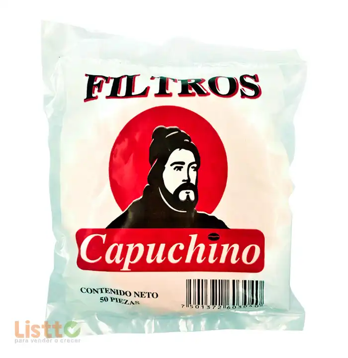 Filtro para Cafetera Capuchino 50 pz.