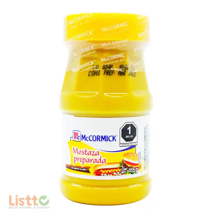 Mostaza Mc Cormick 115 gr.