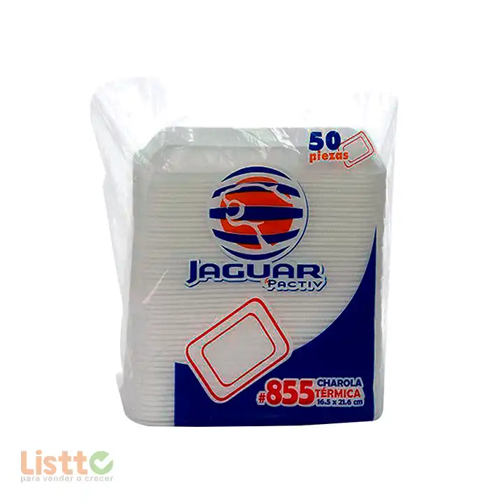 Charola Térmica Jaguar Número 855 50 pz.