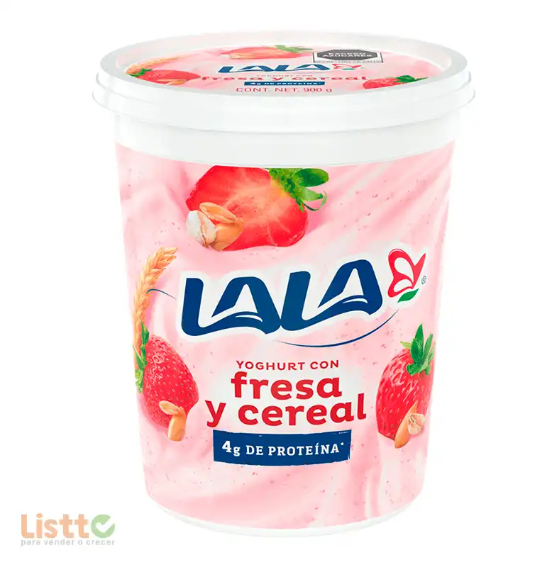 Yoghurt Lala Cereales Fresa 900 gr.