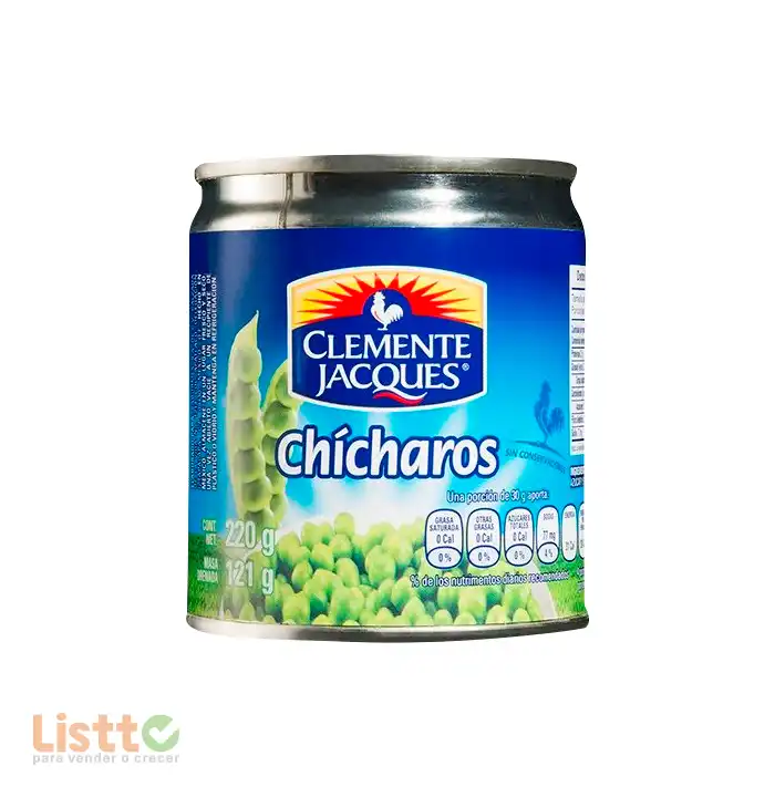 Chícharo Natural Clemente Jacques 220 gr.