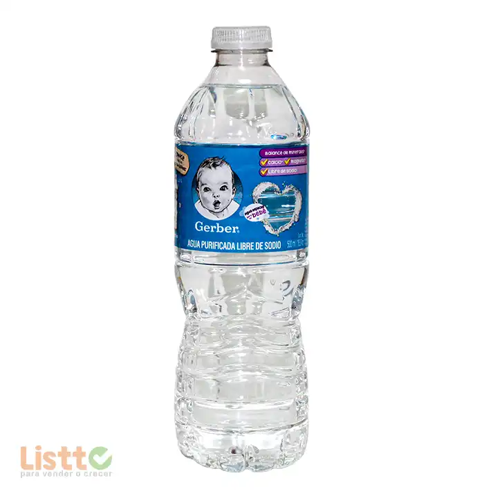 Agua Natural Gerber 500 ml.