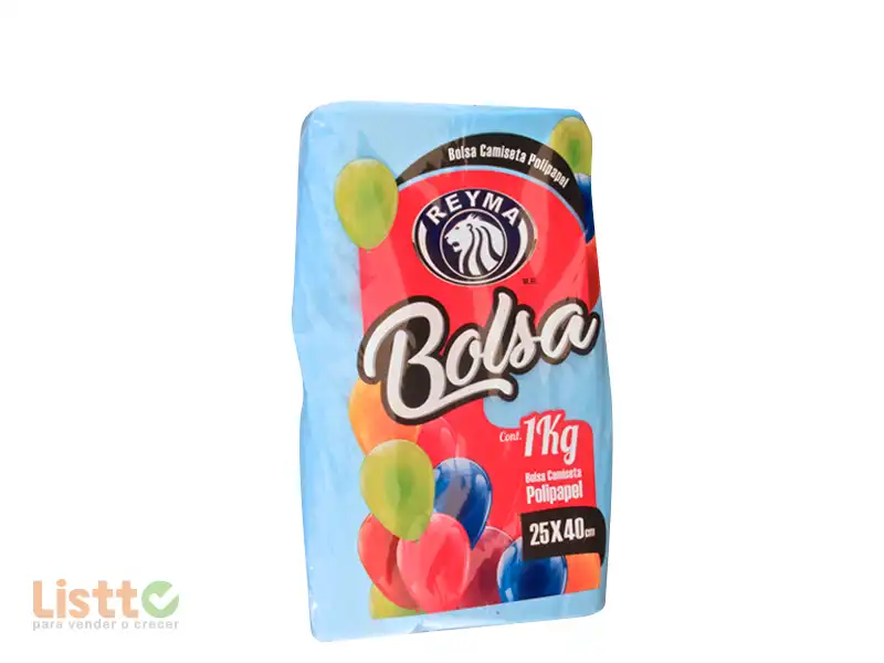 Bolsa de Camiseta Ad 25x40 1 kg.