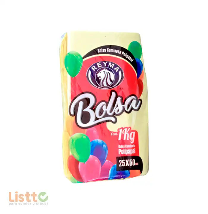 Bolsa de Camiseta Ad 25x50 1 kg.