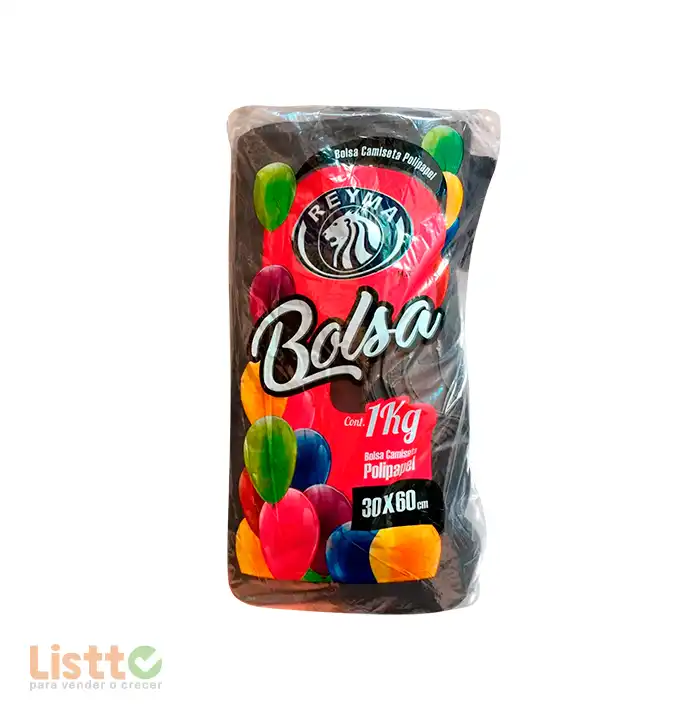 Bolsa de Camiseta Ad 30x60 1 kg.