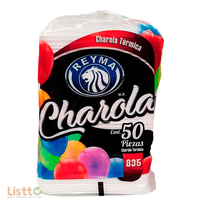 Charola Térmica León 835 50 pz.