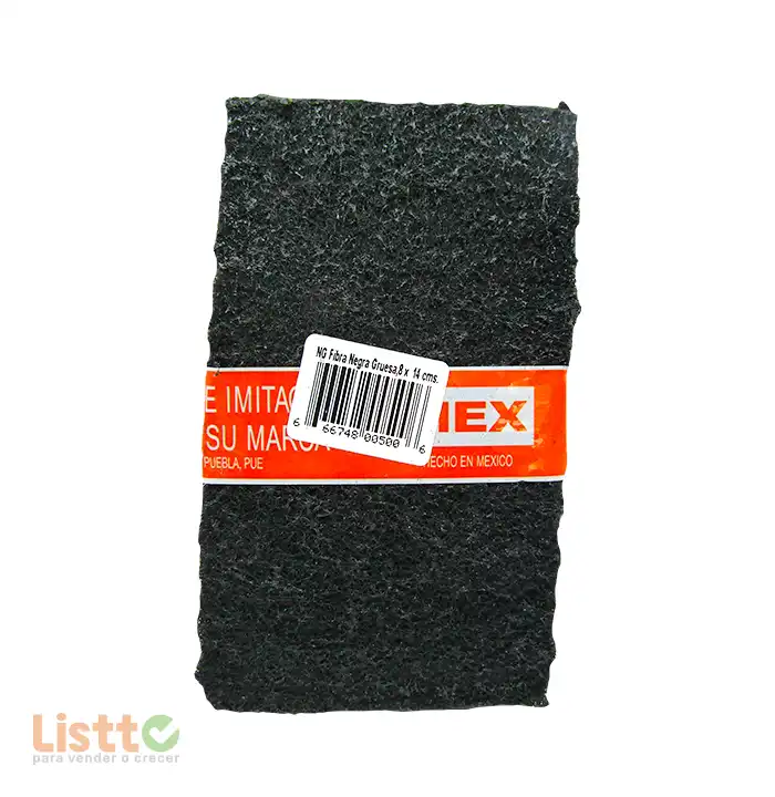 Fibra Mex Negra 8x14 pz.