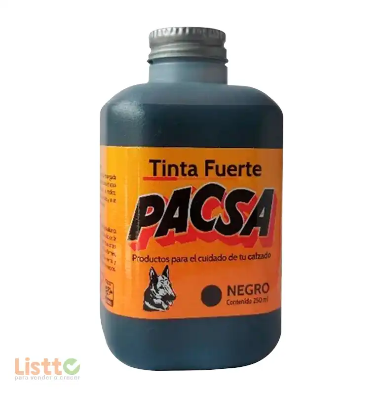 Tinta Fuerte Pacsa Negra 250 ml.