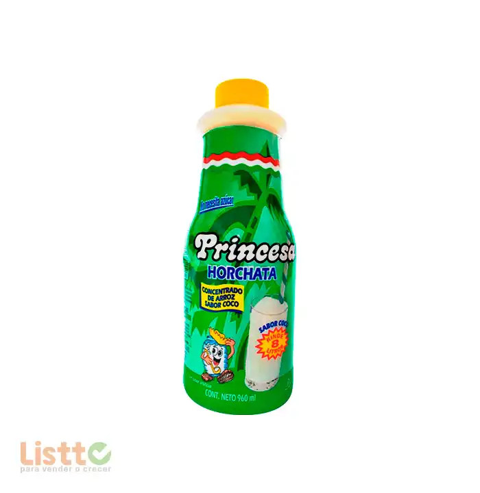 Jarabe Horchata Coco Princesa 960 ml.