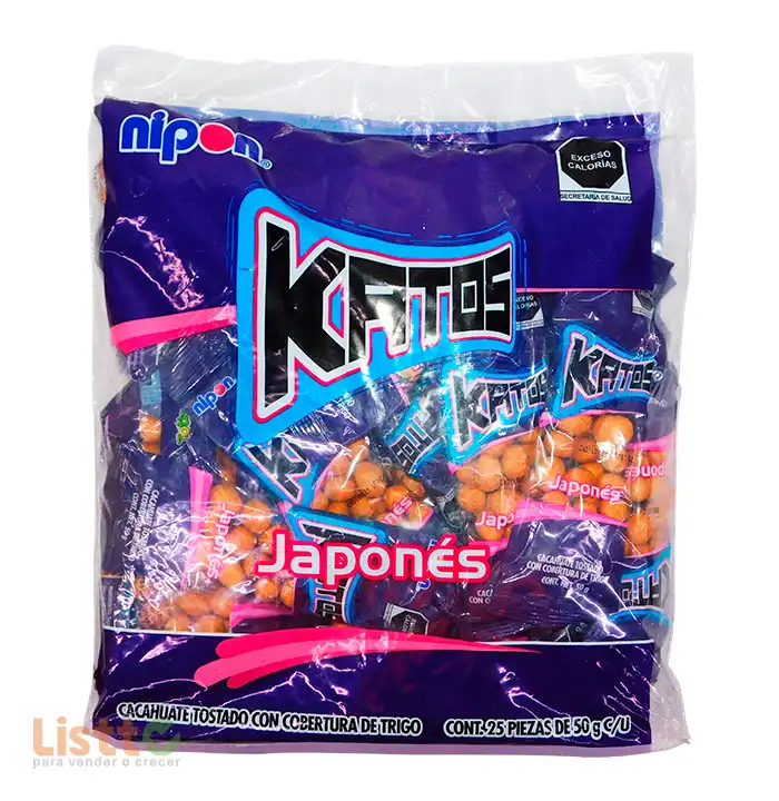 Katos Cacahuate Japonés 25 pz.