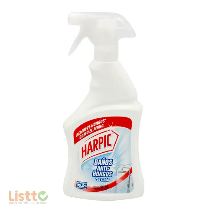 Limpiador Harpic Anti Hongos Líquido 650 ml.
