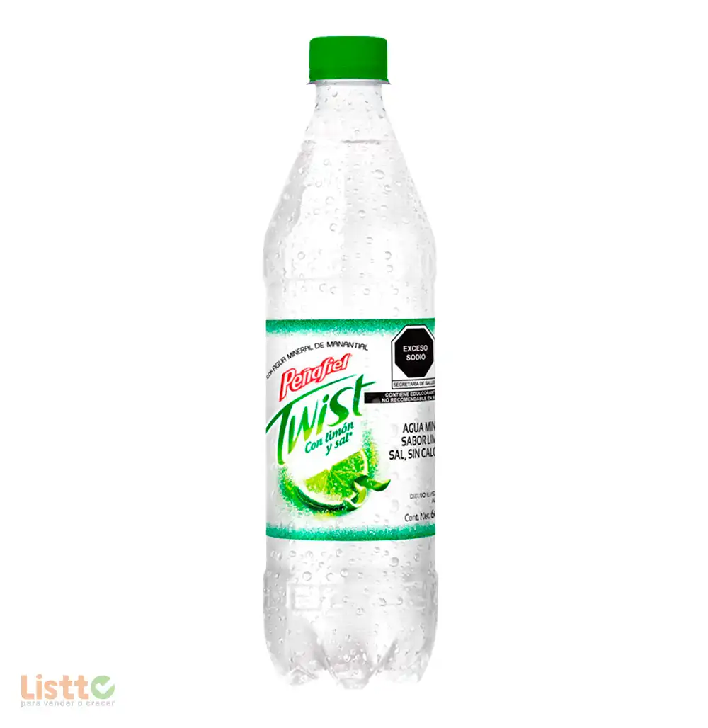 Refresco Peñafiel Twist Limón 600 ml.