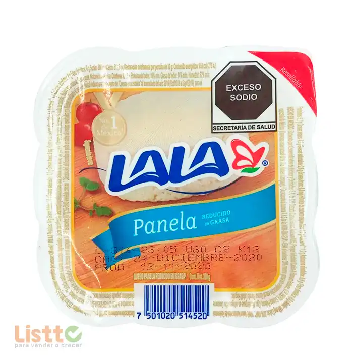 Queso Panela Lala Light 200 gr.