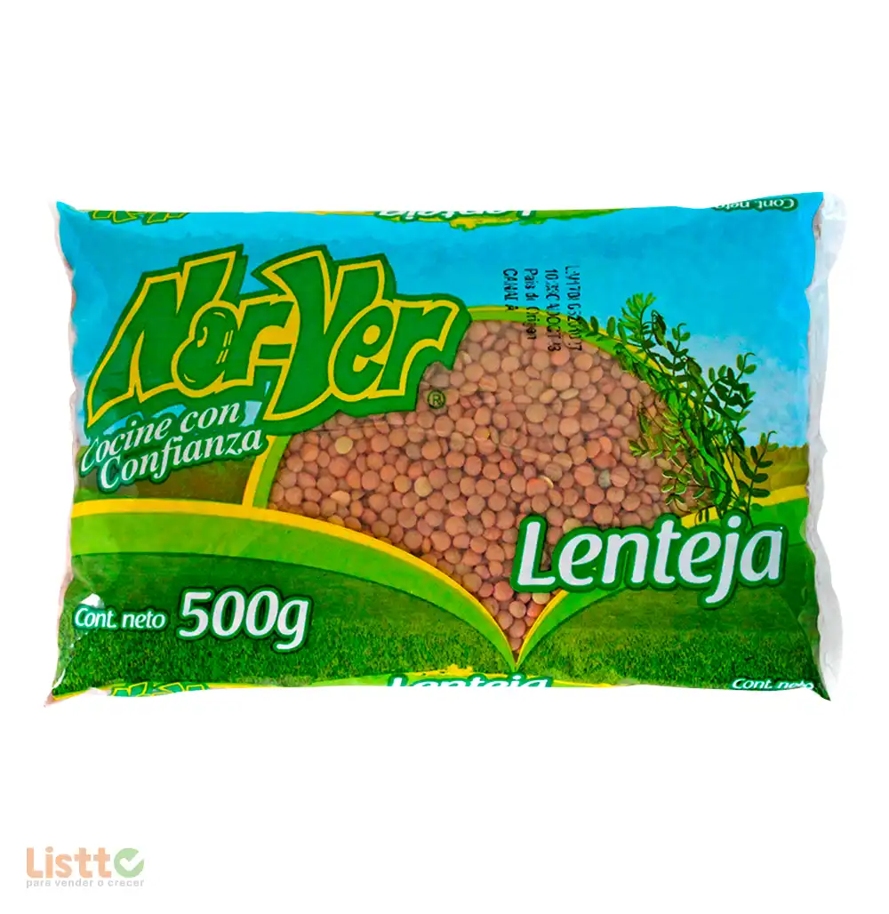 Lenteja Nor Ver 500 gr.