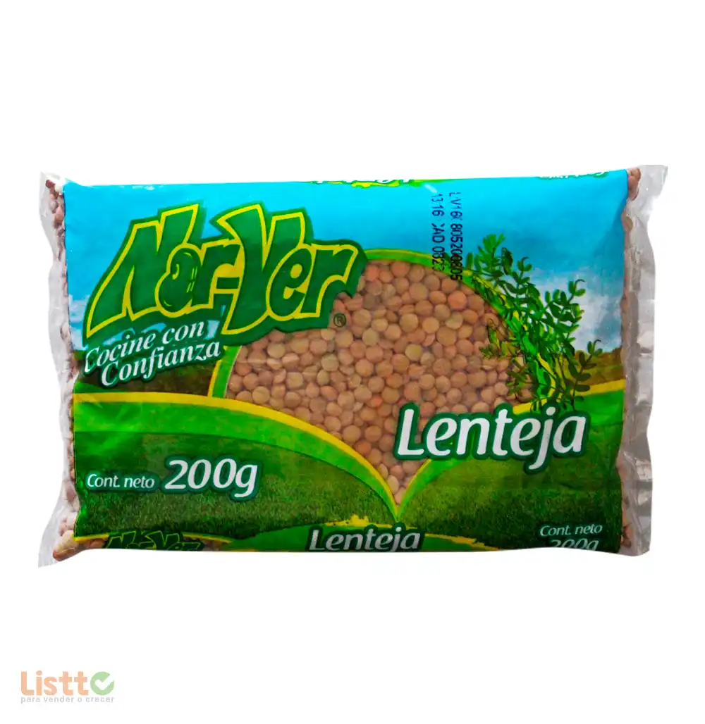 Lenteja Nor Ver 200 gr.