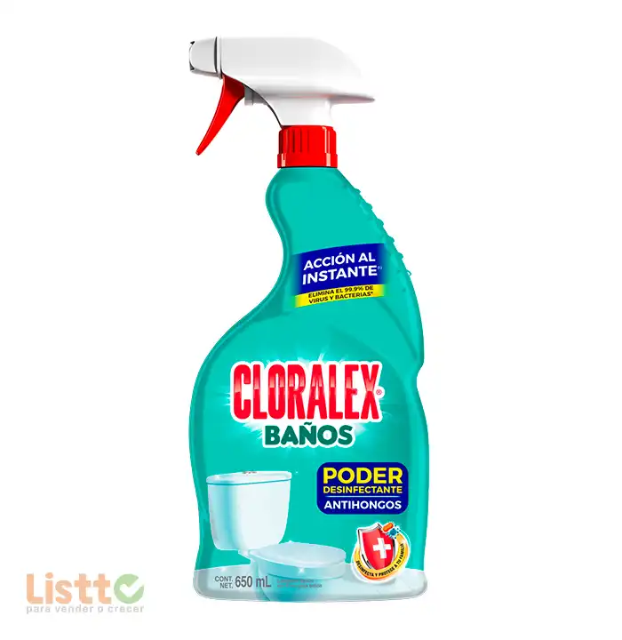 Blanqueador Cloralex Baños con Gatillo 650 ml.
