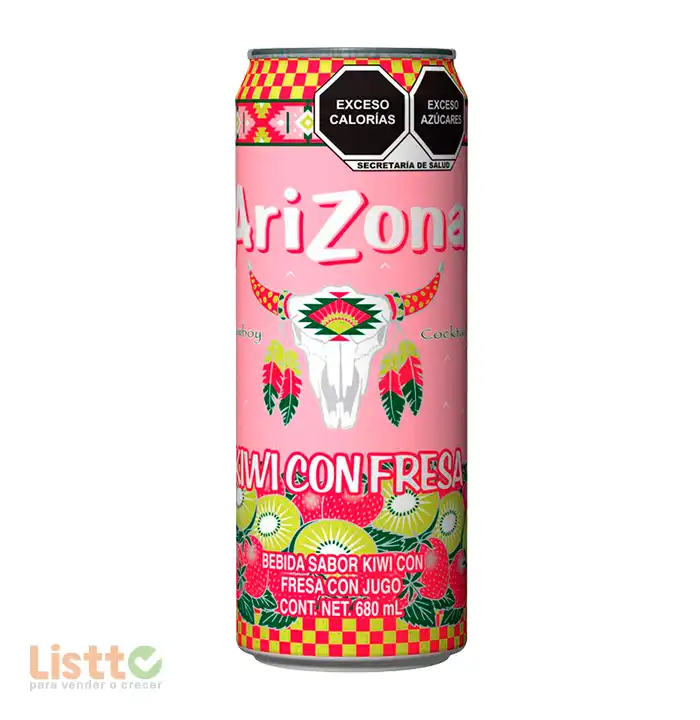 Bebida Arizona Kiwi Fresa 680 ml.